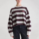 Franto Long Sleeve T-Shirt in Burgundy Stripe by Bellerose