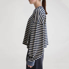 Franto Long Sleeve T-Shirt in Navy Stripe by Bellerose