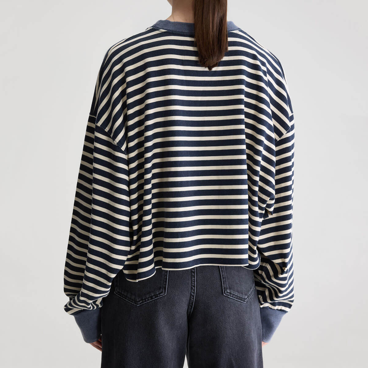 Franto Long Sleeve T-Shirt in Navy Stripe by Bellerose