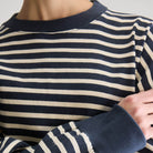 Franto Long Sleeve T-Shirt in Navy Stripe by Bellerose