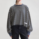 Franto Long Sleeve T-Shirt in Navy Stripe by Bellerose