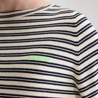 Gerhi Relaxed Sweater in Milky Way / Navy / Vegas by Bellerose