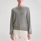 Gerhi Relaxed Sweater in Milky Way / Navy / Vegas by Bellerose