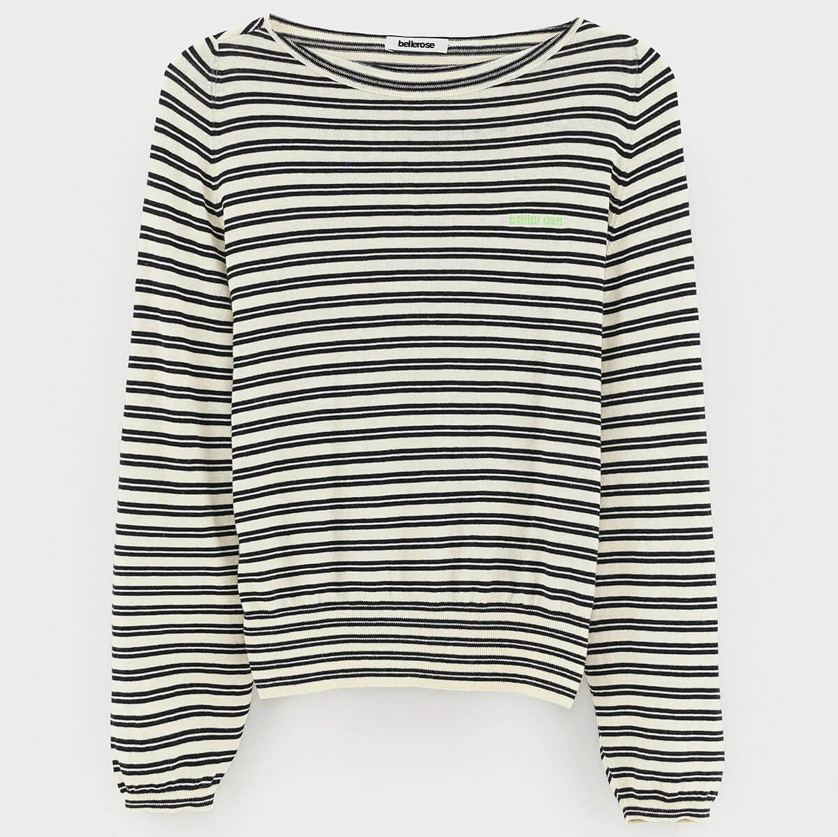 Gerhi Relaxed Sweater in Milky Way / Navy / Vegas by Bellerose