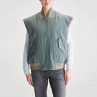 Haalo Reversible Bodywarmer in Ardoise by Bellerose
