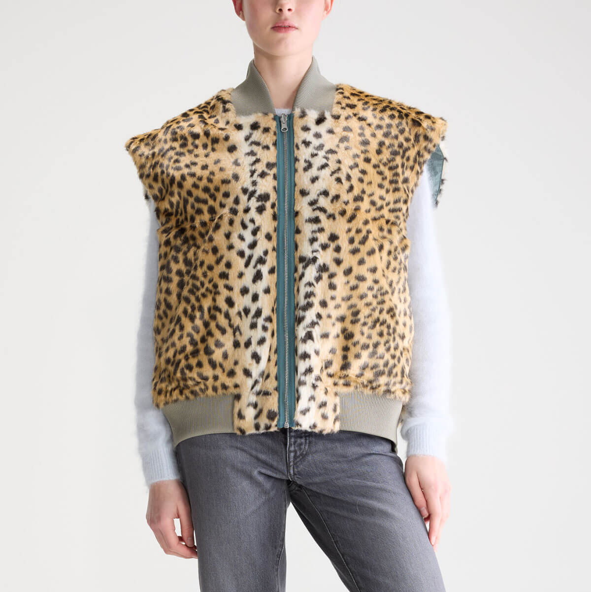 Haalo Reversible Bodywarmer in Ardoise by Bellerose