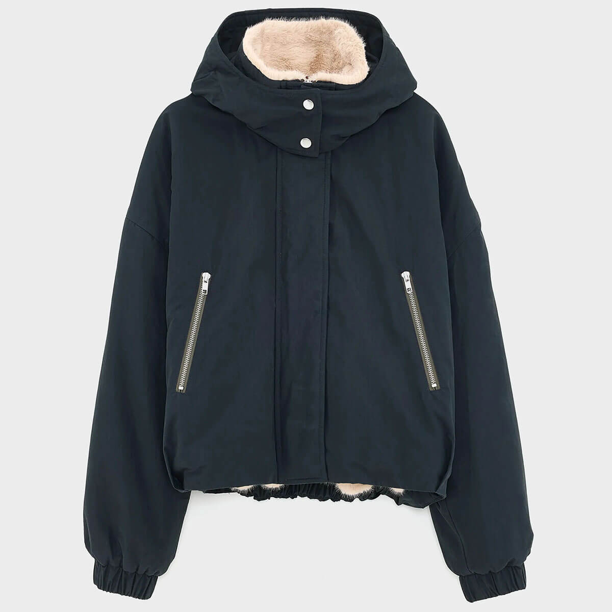 Herna Cropped Jacket in Black Beauty by Bellerose