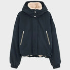 Herna Cropped Jacket in Black Beauty by Bellerose