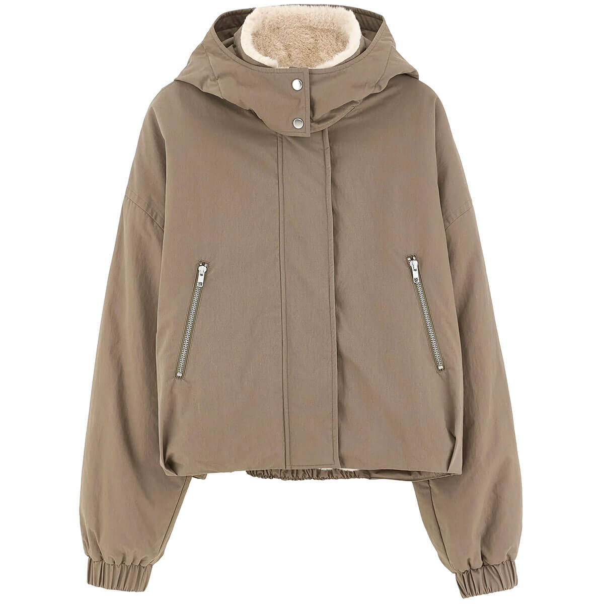 Herna Cropped Jacket in Tarmac by Bellerose