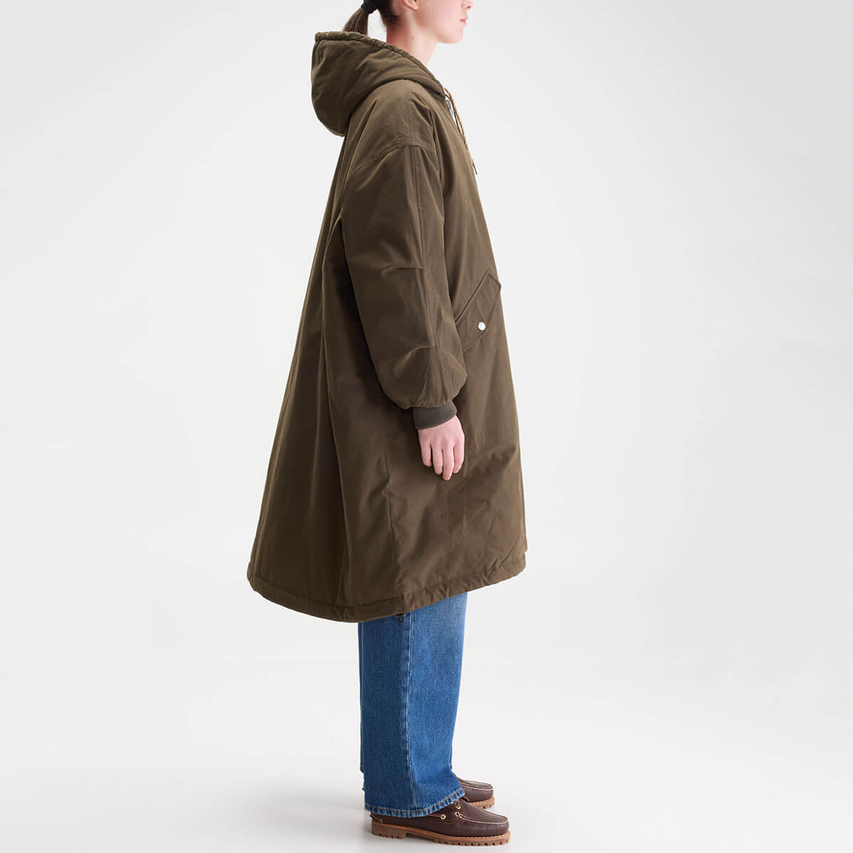 Honor Reversible Coat in Ebony by Bellerose