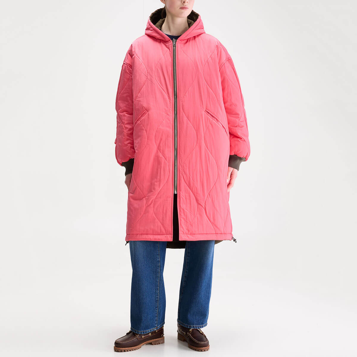 Honor Reversible Coat in Ebony by Bellerose
