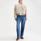 Jasher Reversible Bomber Jacket in Natural by Bellerose