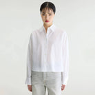 Java Poplin Shirt in White by Bellerose