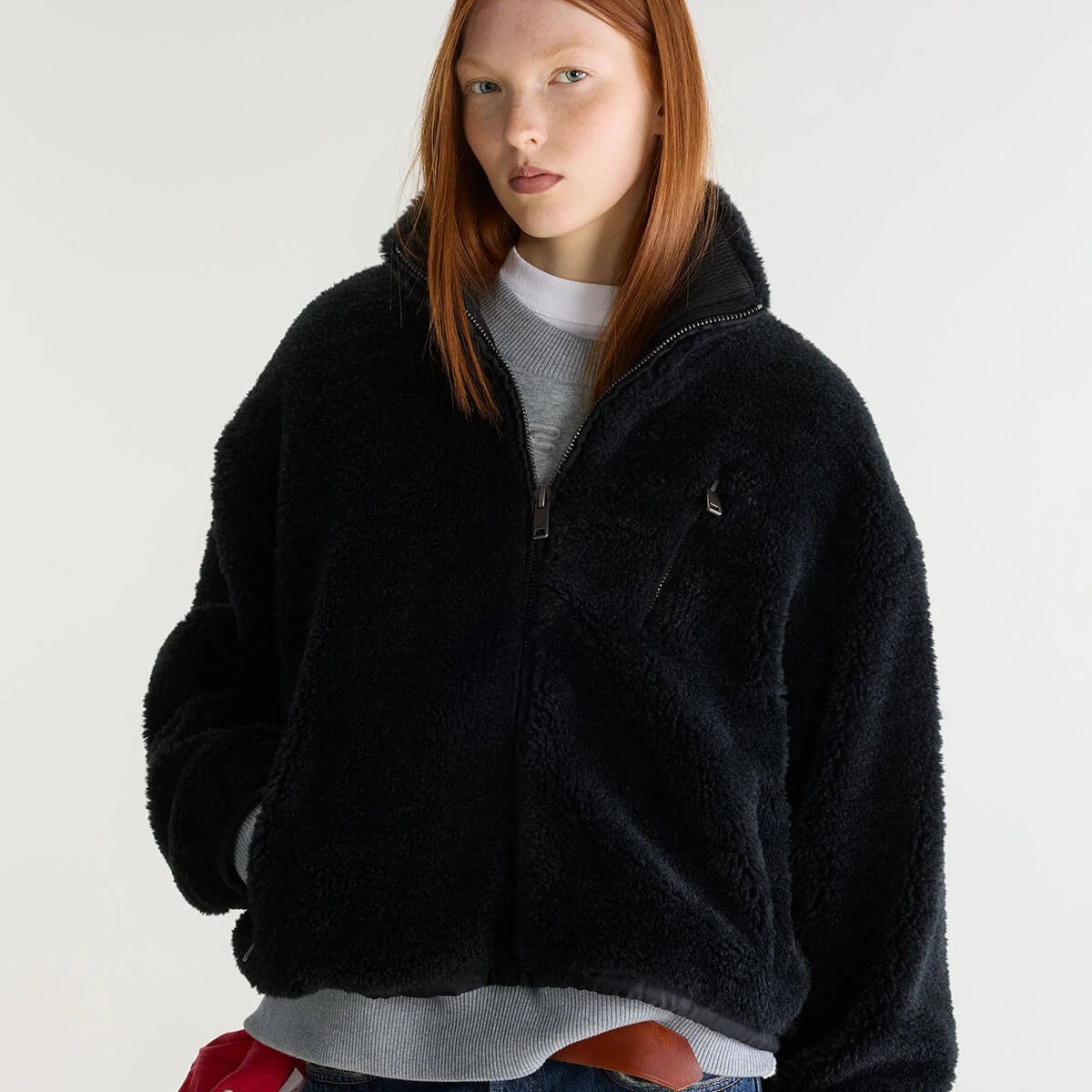 Jody Teddy Jacket in Navy by Bellerose