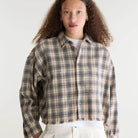 Jonnie Cropped Shirt in Check A by Bellerose