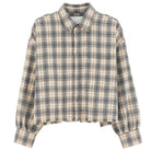 Jonnie Cropped Shirt in Check A by Bellerose