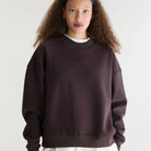 Temi Crewneck Sweatshirt in Dark Roast by Bellerose