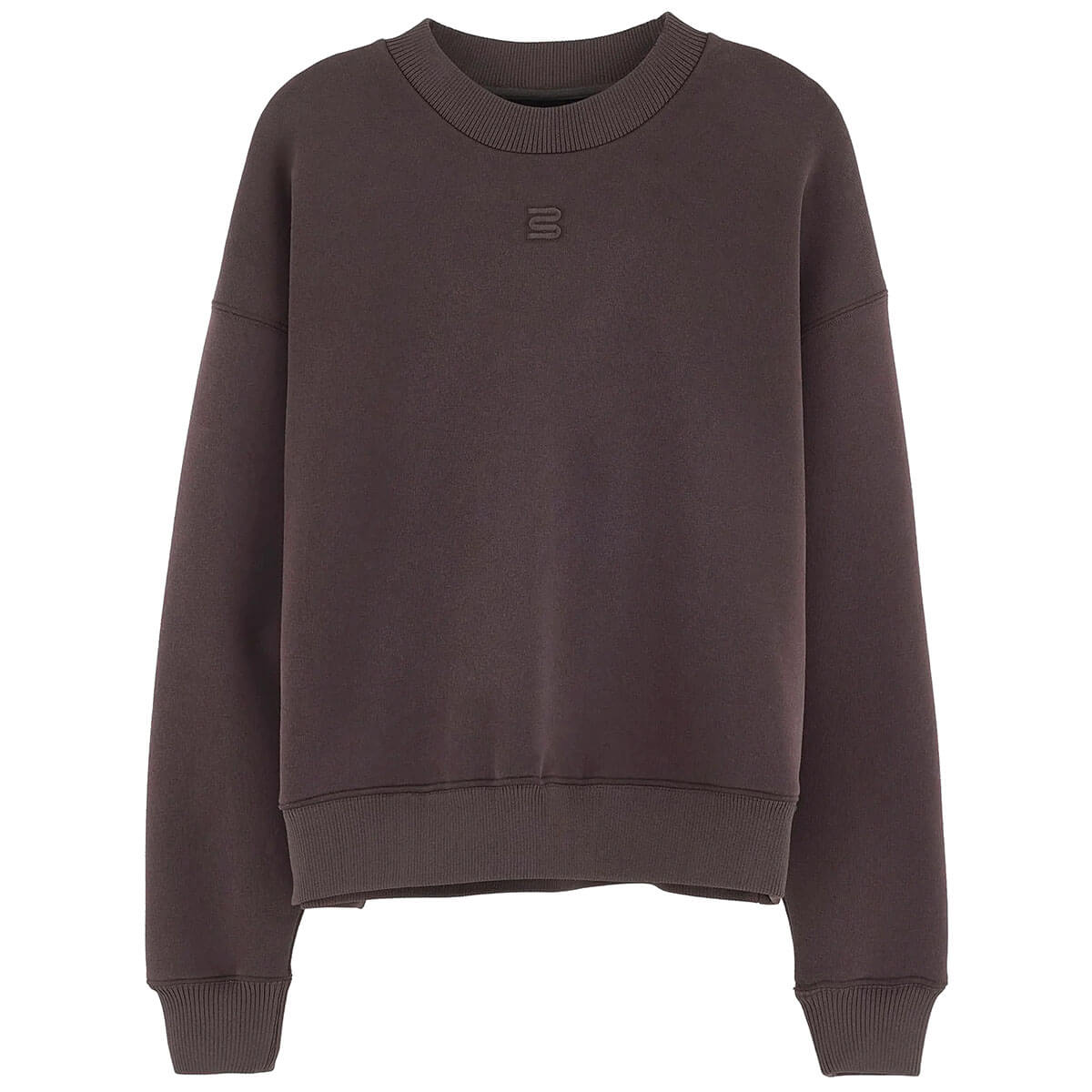 Temi Crewneck Sweatshirt in Dark Roast by Bellerose