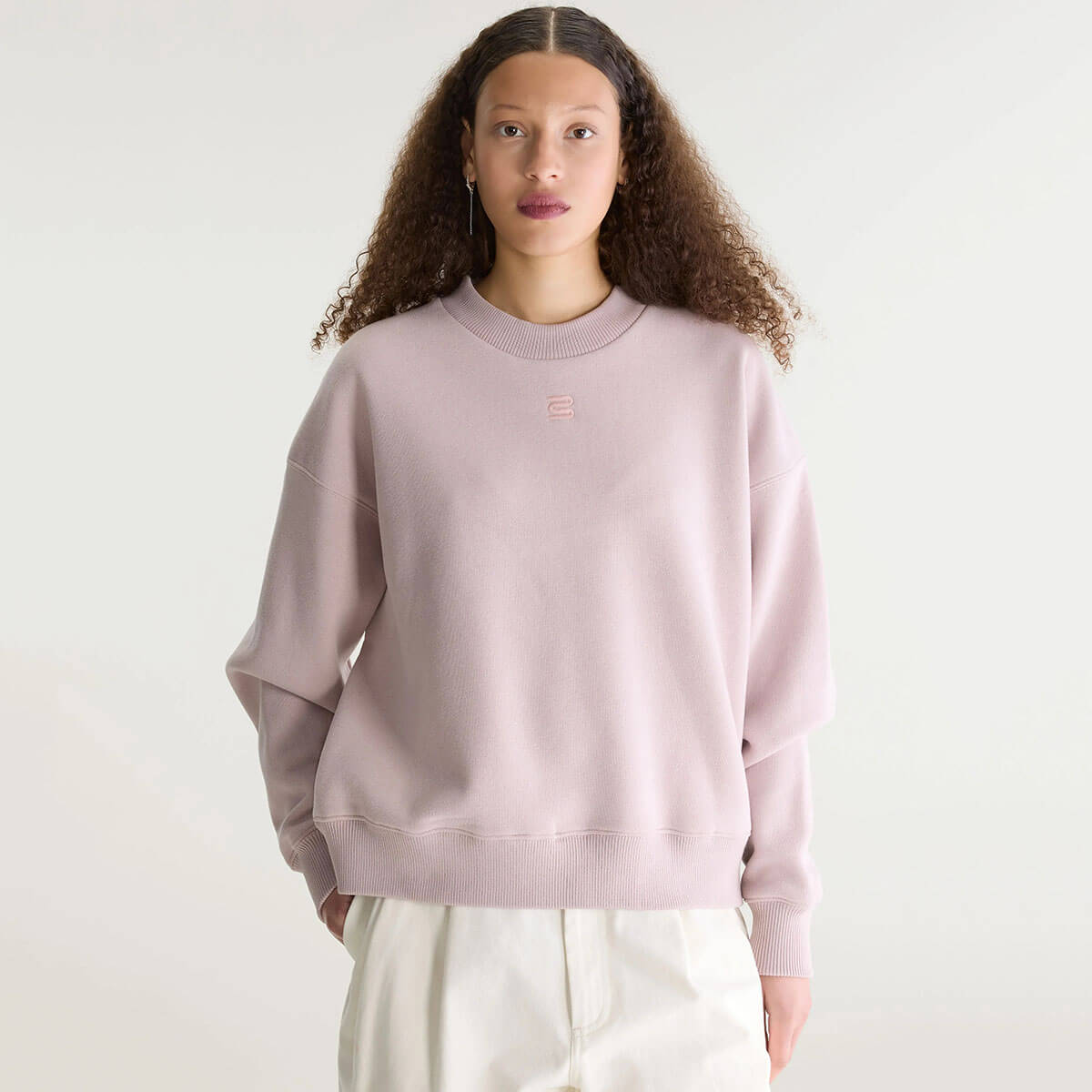 Temi Crewneck Sweatshirt in Glycine by Bellerose