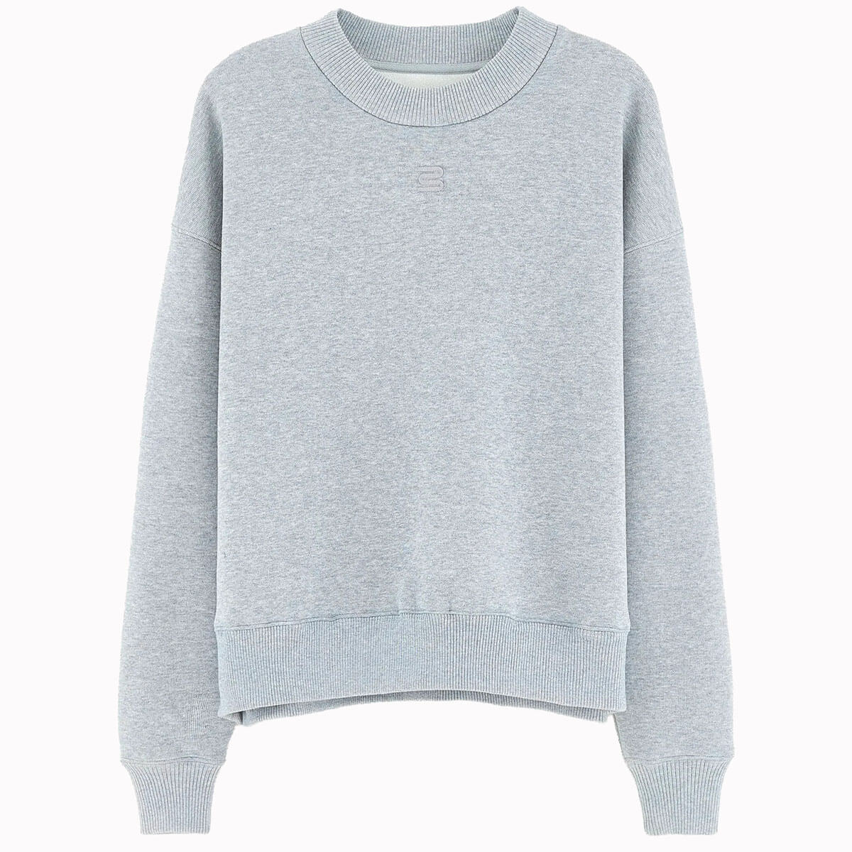 Temi Crewneck Sweatshirt in Heather Grey by Bellerose