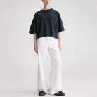 Voss Short Sleeve T-Shirt in Black Blue by Bellerose