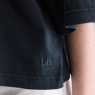 Voss Short Sleeve T-Shirt in Black Blue by Bellerose