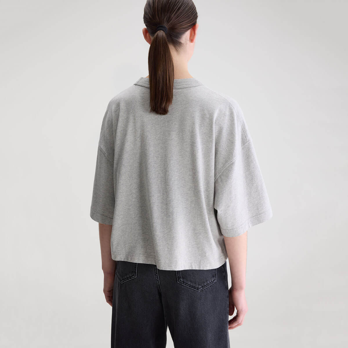 Voss Short Sleeve T-Shirt in Heather Grey by Bellerose