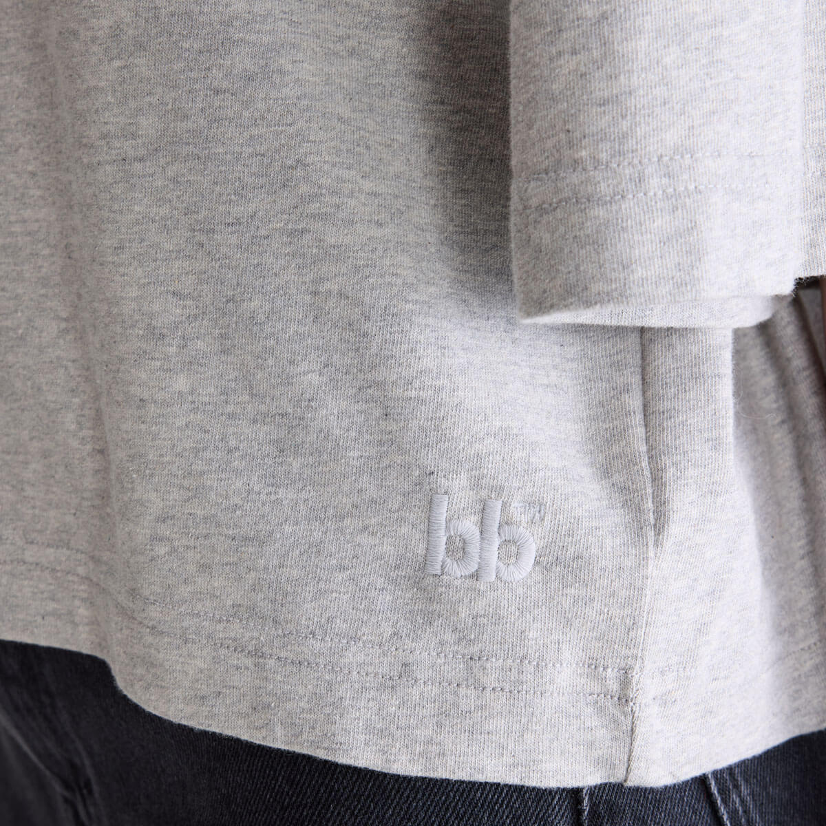 Voss Short Sleeve T-Shirt in Heather Grey by Bellerose