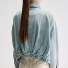 Pery Denim Overshirt in Light Blue Bleach by Bellerose
