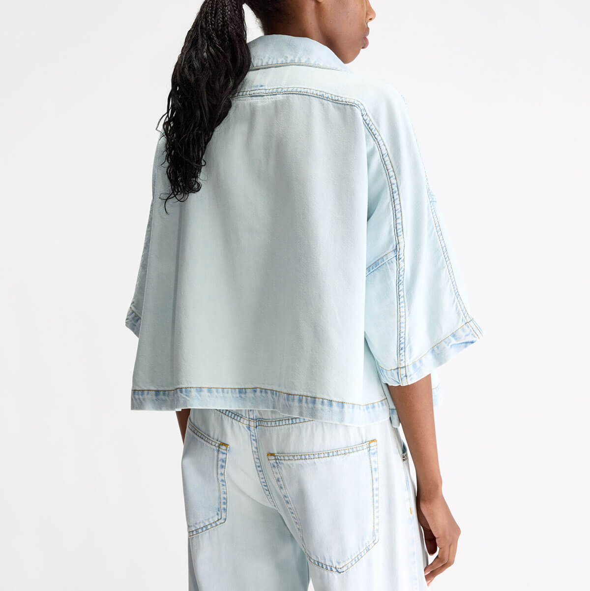 Poppa Shirt in Ice Bleach by Bellerose