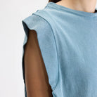 Vruno Sleeveless T-Shirt in Artic by Bellerose