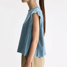 Vruno Sleeveless T-Shirt in Artic by Bellerose