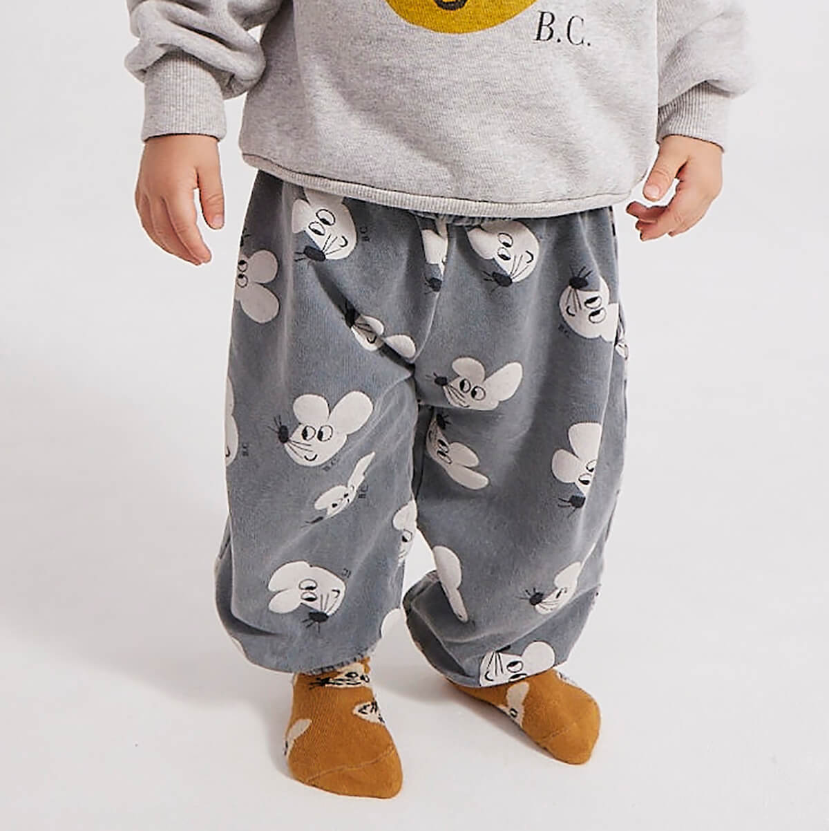 Mouse All Over Baby Jogging Pants by Bobo Choses