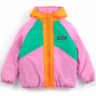 Almost Moiré All Over Reversible Anorak in Fuchsia by Bobo Choses