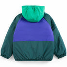 Almost Moiré All Over Reversible Anorak in Navy Blue by Bobo Choses