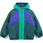 Almost Moiré All Over Reversible Anorak in Navy Blue by Bobo Choses