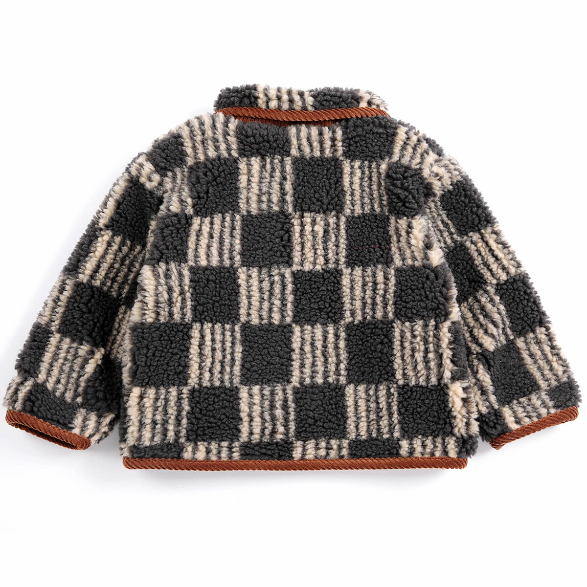 Almost Moiré All Over Sheepskin Baby Jacket by Bobo Choses