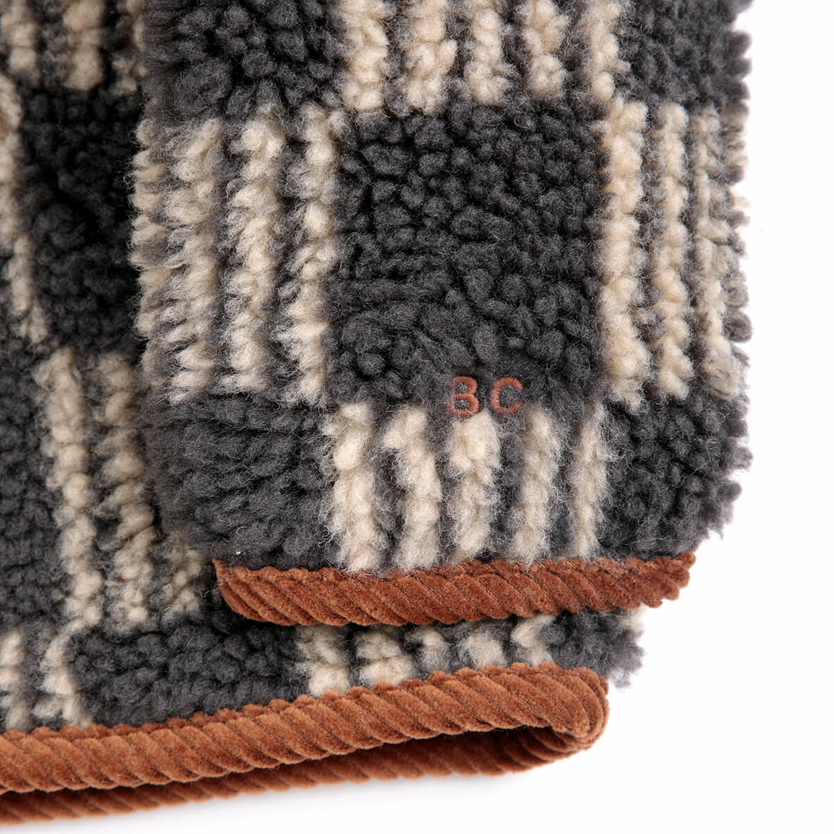 Almost Moiré All Over Sheepskin Baby Jacket by Bobo Choses
