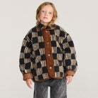 Almost Moiré All Over Sheepskin Jacket by Bobo Choses