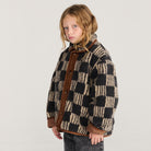 Almost Moiré All Over Sheepskin Jacket by Bobo Choses