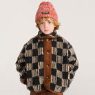 Almost Moiré All Over Sheepskin Jacket by Bobo Choses