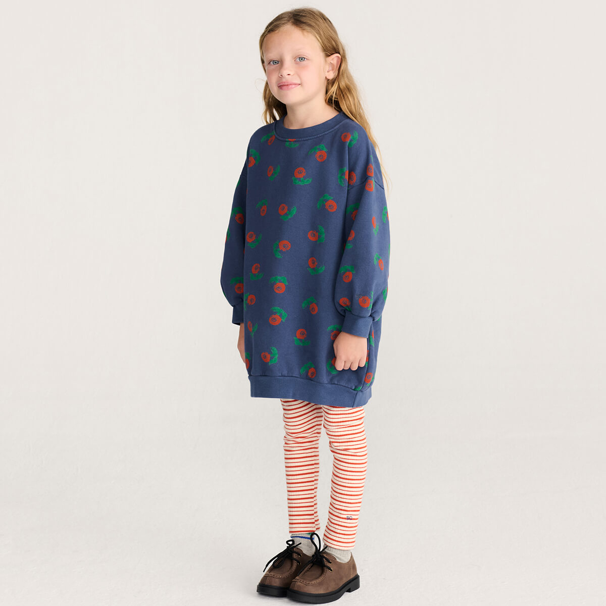 BC Red Stripes Leggings by Bobo Choses