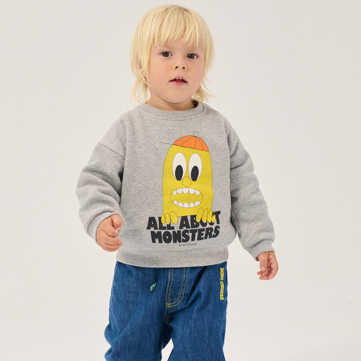 Bigtooth Lemon Baby Sweatshirt by Bobo Choses