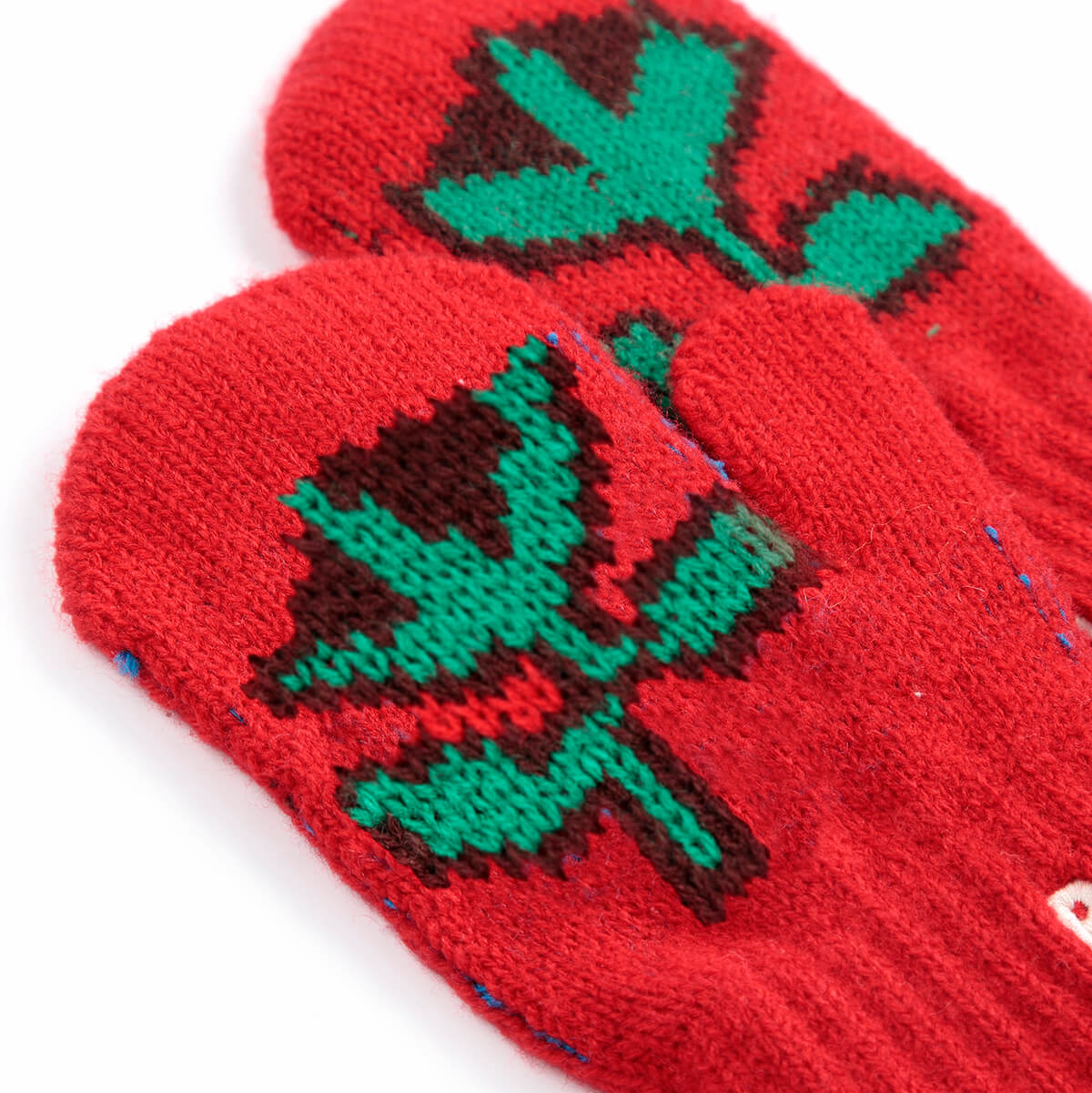 Blossom Knitted Baby Mittens by Bobo Choses