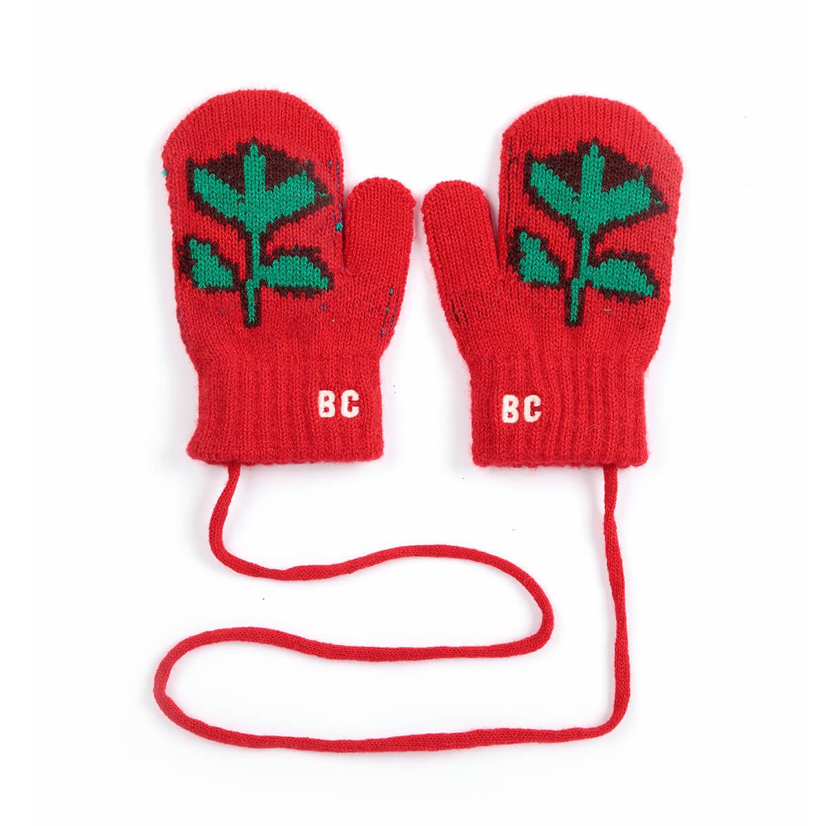 Blossom Knitted Baby Mittens by Bobo Choses
