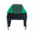 Bobo Choses Color Block Sheepskin Chapka in Navy Blue by Bobo Choses
