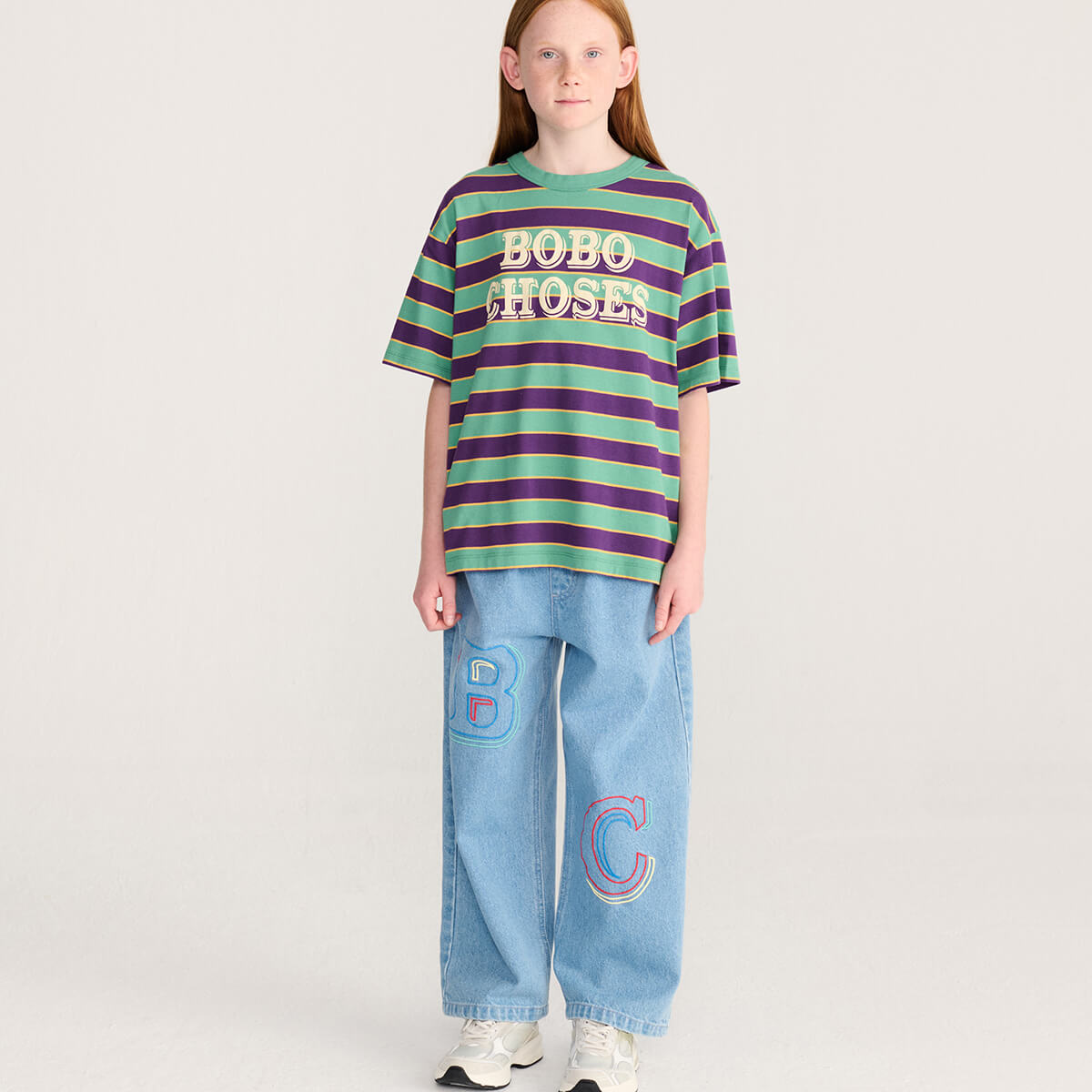 Bobo Choses Embossed Denim Pants by Bobo Choses
