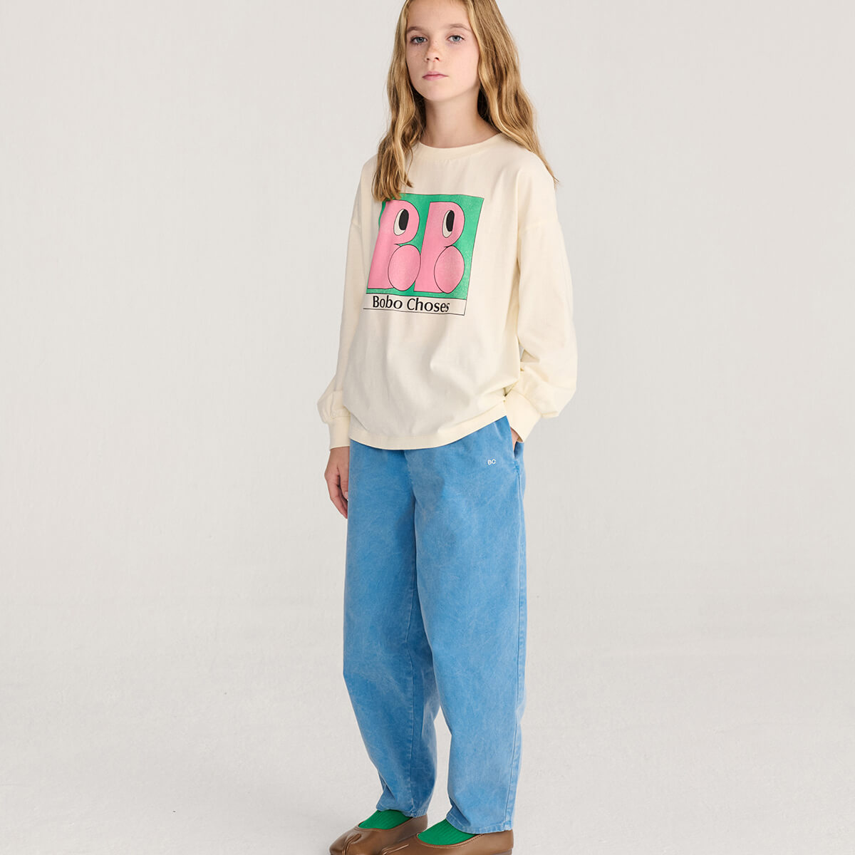 Booo Bo Choses Tag Woven Pants by Bobo Choses