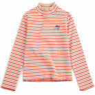 Energy Flower Stripes Turtleneck T-Shirt by Bobo Choses