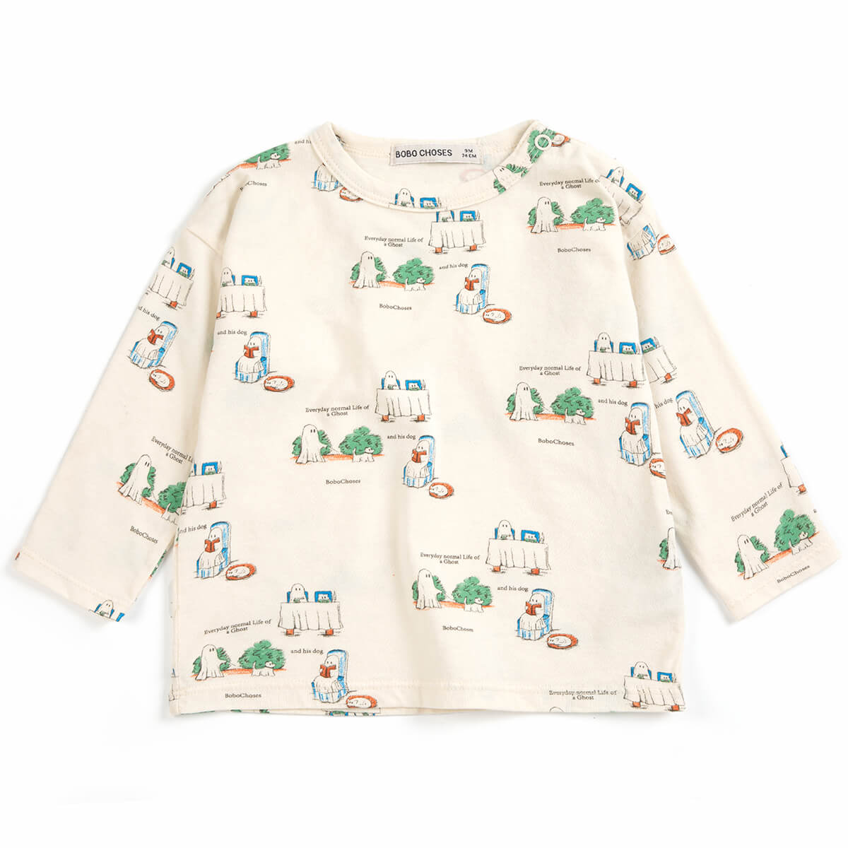Everyday Ghosts All Over Baby T-Shirt by Bobo Choses